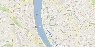 Mapa váci street budapest