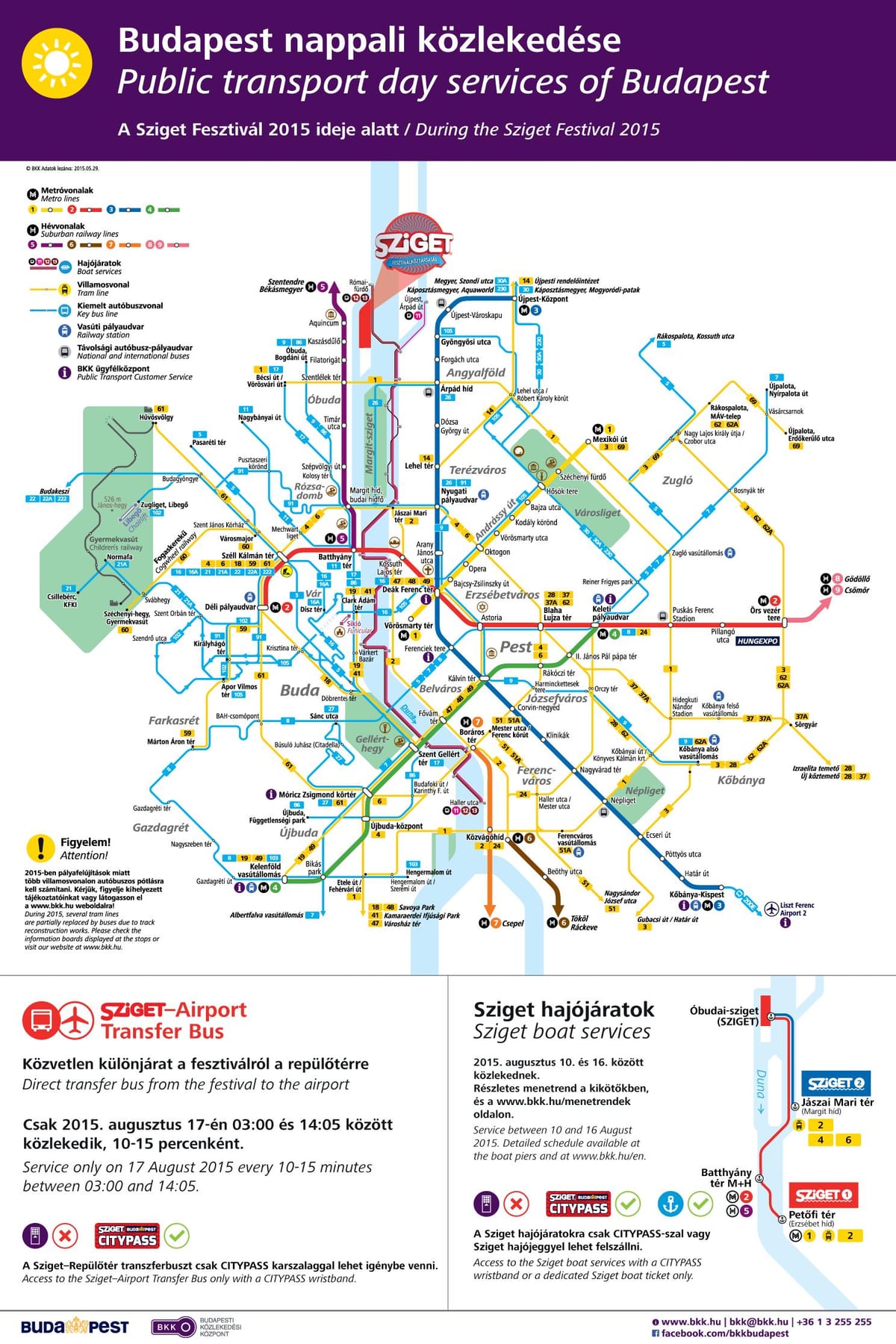 budapest tramvaj mapě