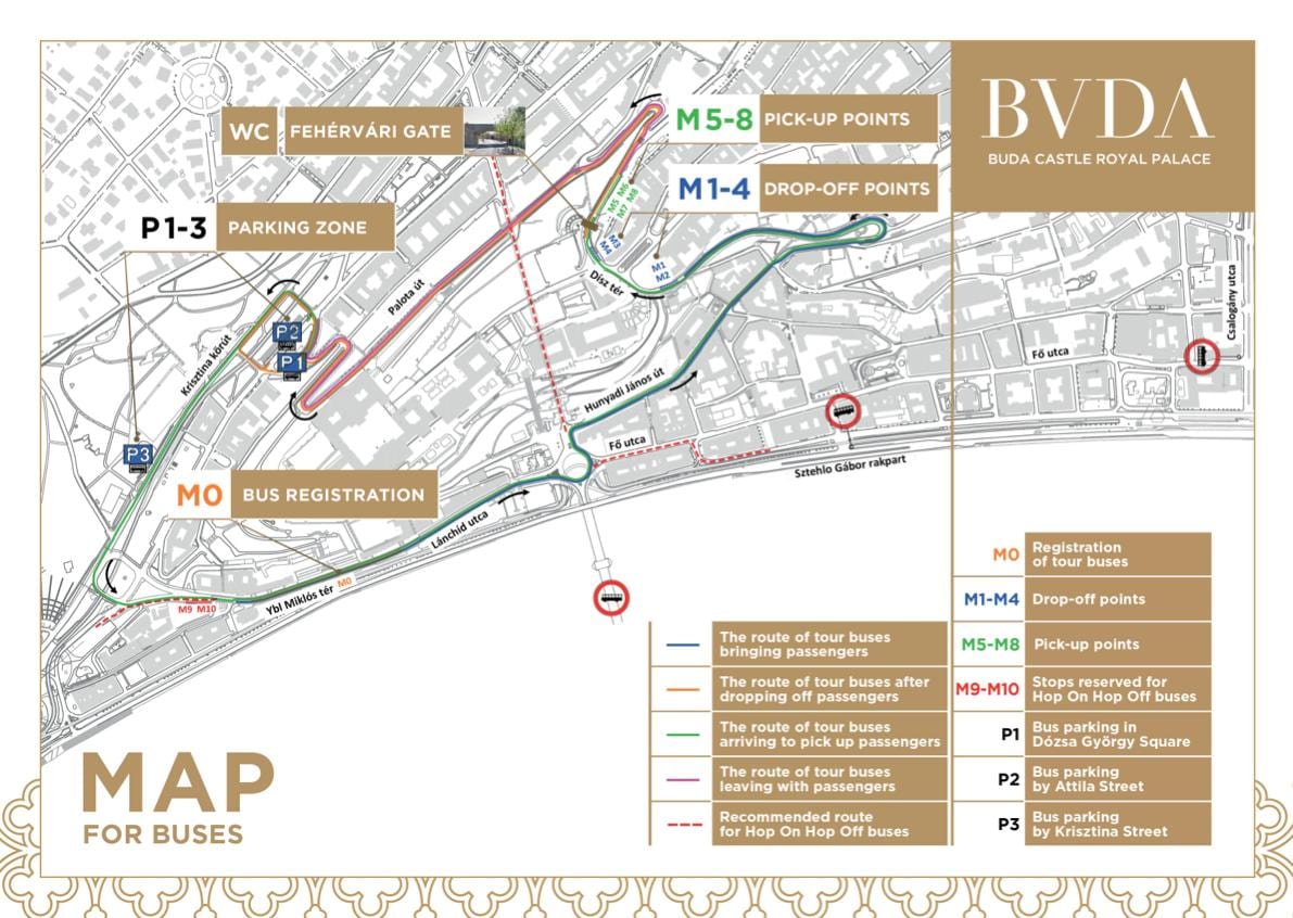 castle čtvrti budapešti mapě
