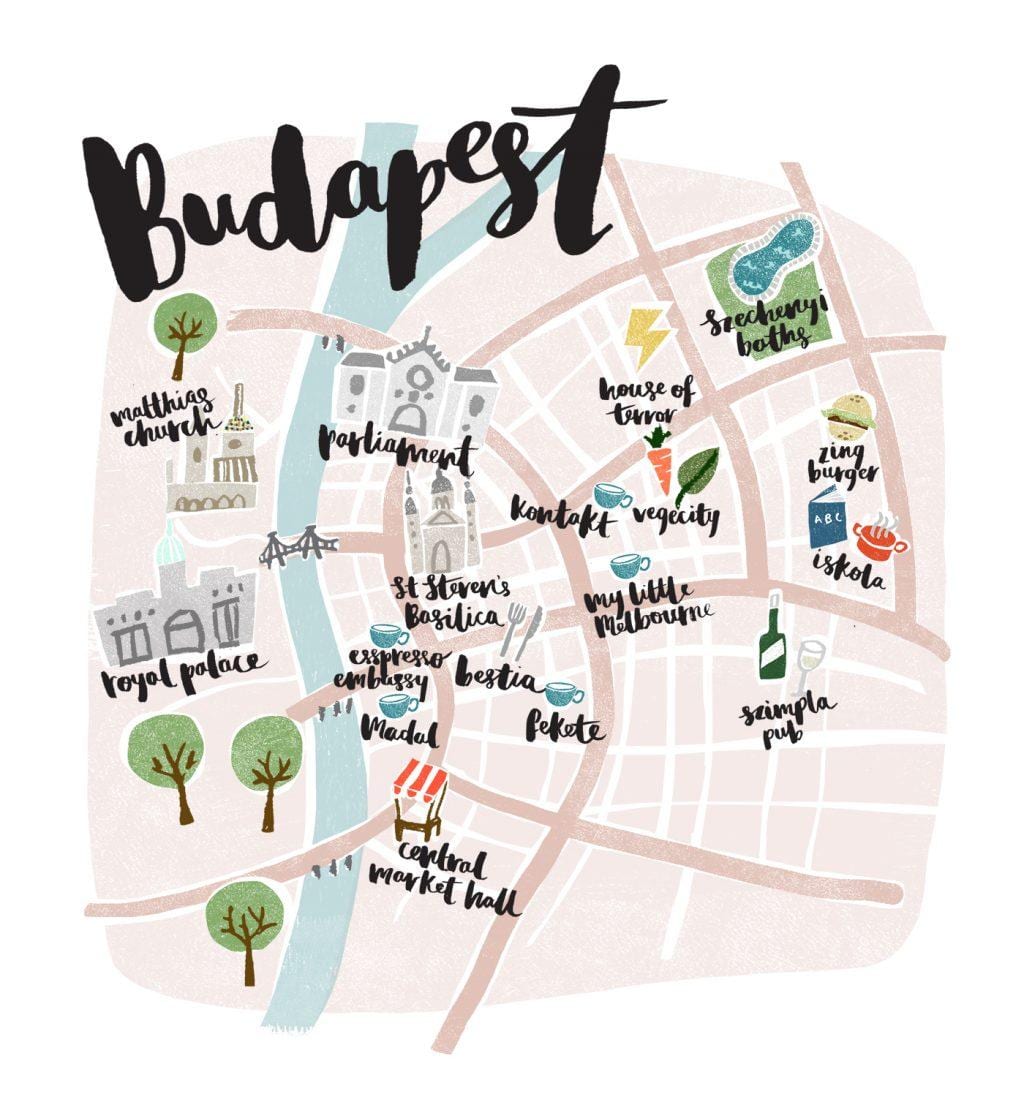 mapa budapešť offline