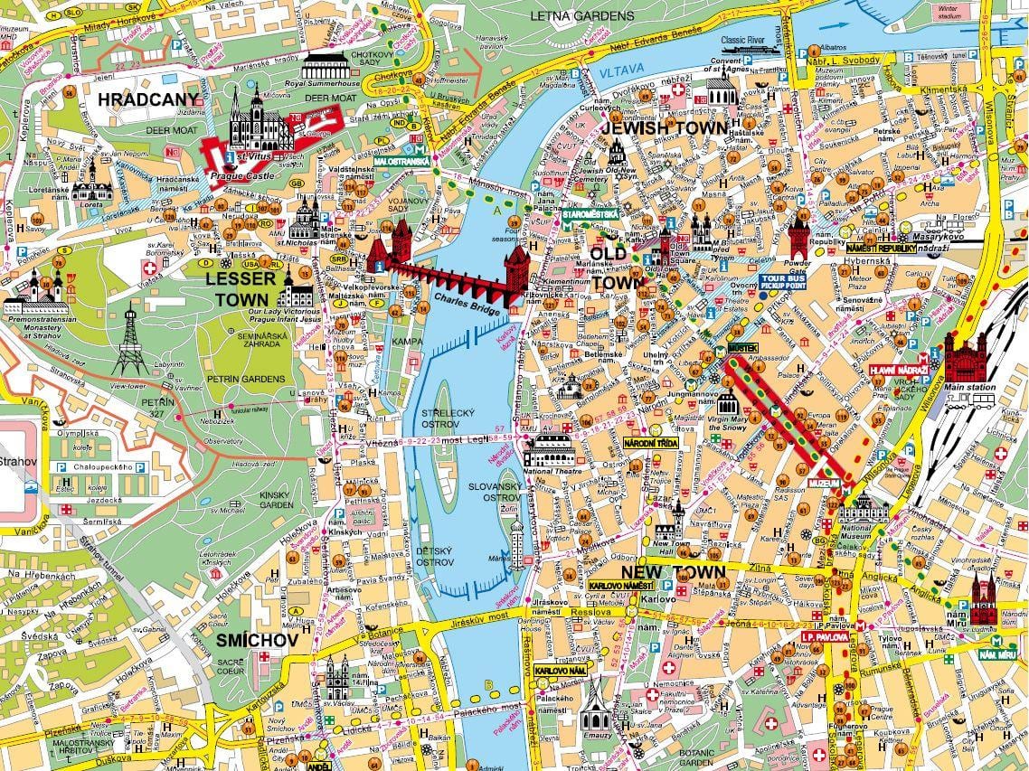 staré město budapešť mapa