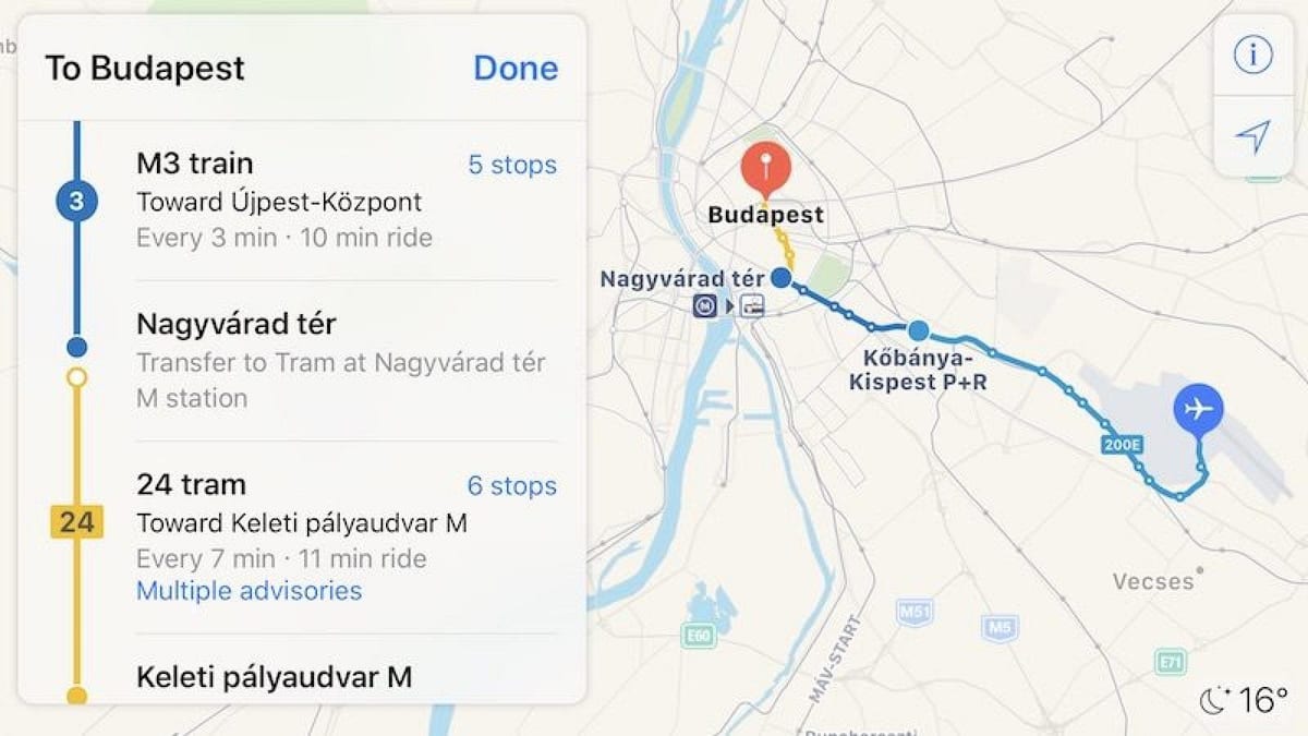 budapešť kelenfold nádraží mapě