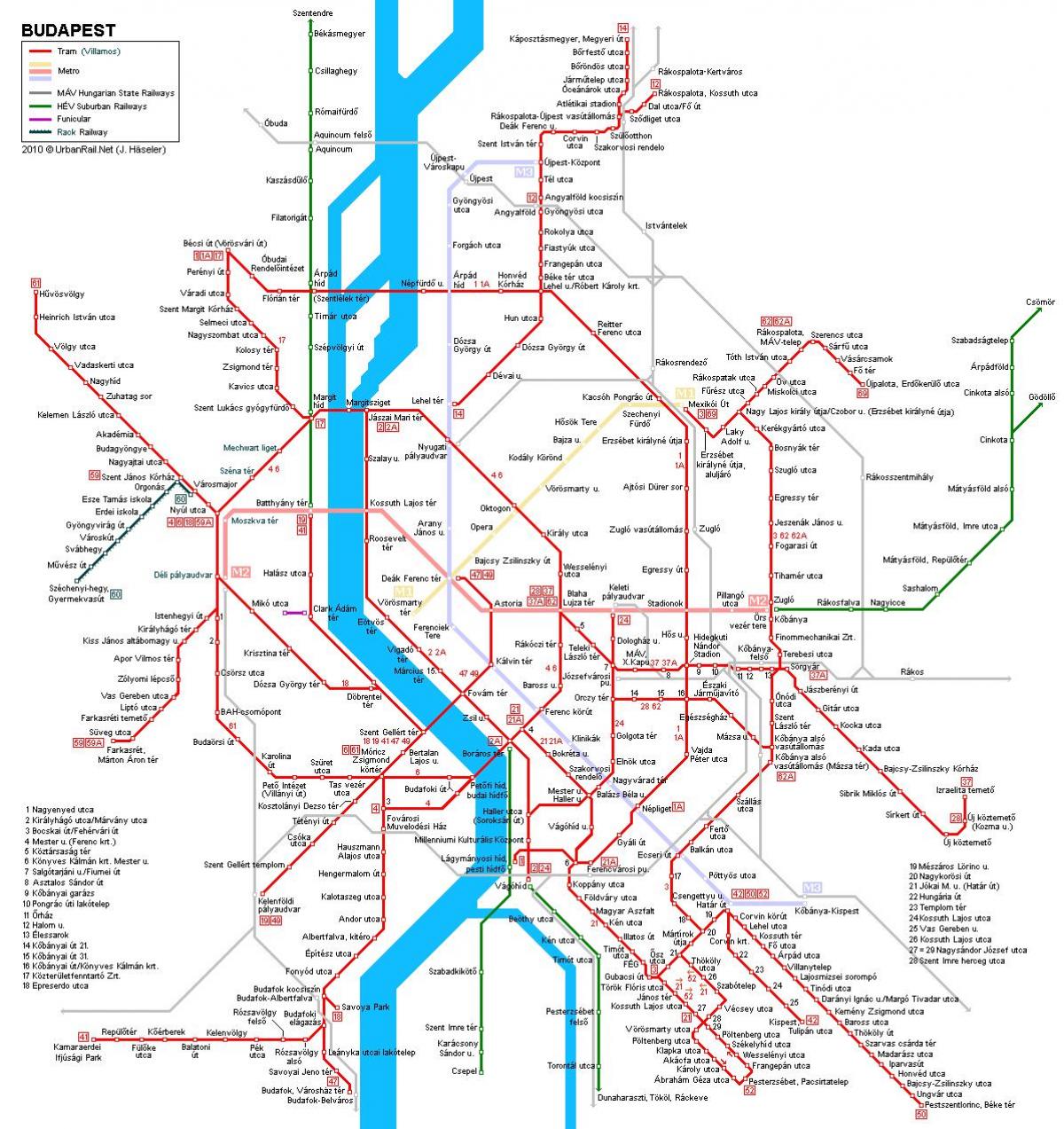 budapest metro mapa letiště