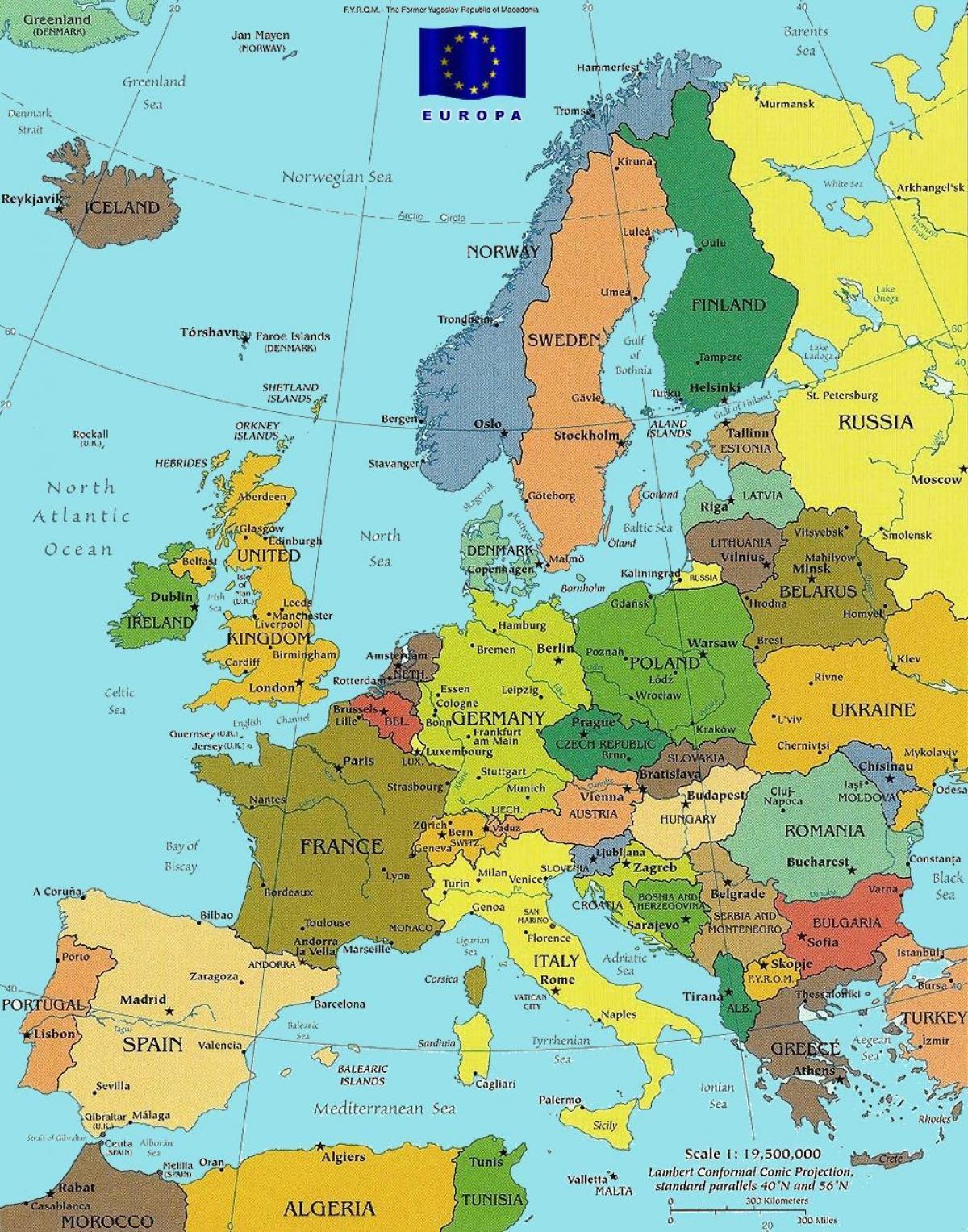 mapa budapešti v evropě