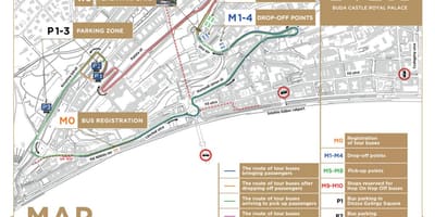 Castle čtvrti budapešti mapě