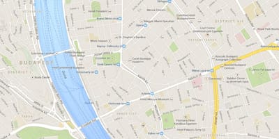 Mapa budapest design