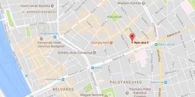 Mapa budapešti red light district