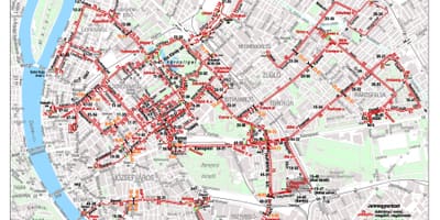 Mapa budapešti vozík