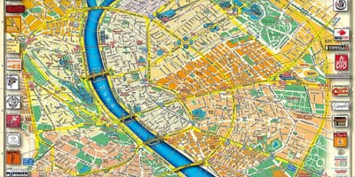 Mapa budapest city park