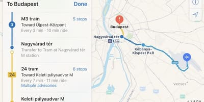 Budapešť kelenfold nádraží mapě