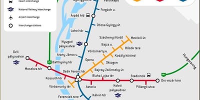 Budapešť autobusové nádraží mapě