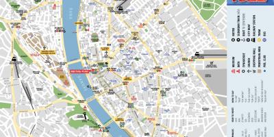 Mapa budapešti chůze