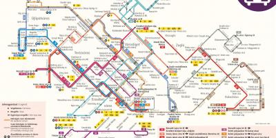 Mapa budapešti trolejbus