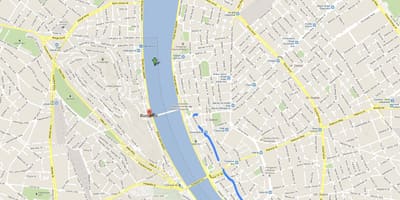 Mapa váci street budapest
