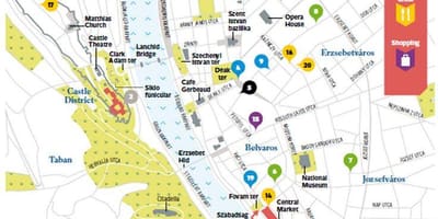Mapa zřícenina hospody budapešti